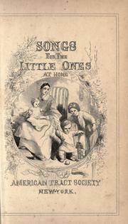 Cover of: Songs for the little ones at home. by 