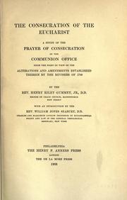 The consecration of the eucharist by Henry Riley Gummey