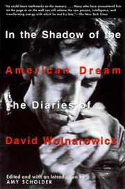 Cover of: In the Shadow of the American Dream: The Diaries of David Wojnarowicz