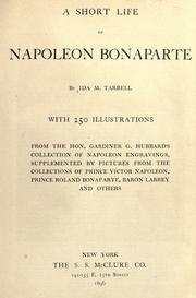 Cover of: A short life of Napoleon Bonaparte