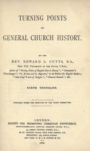 Cover of: Turning points of general church history. by Cutts, Edward Lewes