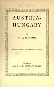 Cover of: Austria-Hungary