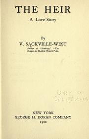 Cover of: The heir by Vita Sackville-West