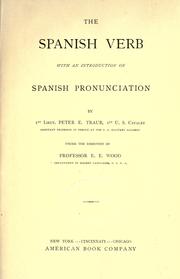 Cover of: The Spanish verb by Peter Edward Traub