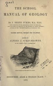 Cover of: The school manual of geology.
