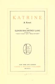 Cover of: Katrine: a novel
