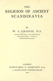 Cover of: The religion of ancient Scandinavia. by William A. Craigie, William A. Craigie