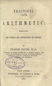 Cover of: Practical arithmetic by Charles Davies