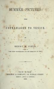Cover of: Summer pictures by Henry M. Field