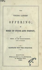 Cover of: The young ladies' offering by Lydia H. Sigourney