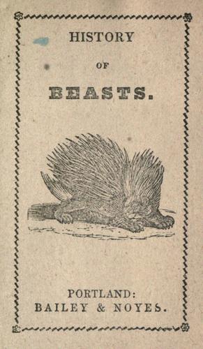History of beasts. by 