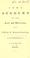 Cover of: Some account of the life and writings of Philip Massinger.