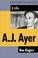 Cover of: A.J. Ayer