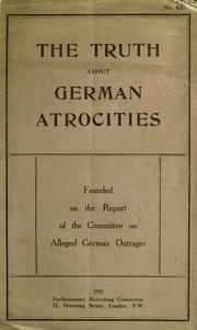 Truth about German atrocities