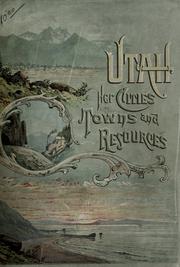 Cover of: Utah by edited and published by Manly & Litteral.