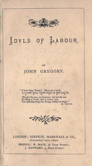 Cover of: Idyls of labour