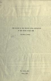 Cover of: history of the infantry drill regulations of the United States army