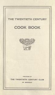 Cover of: twentieth century cook book.
