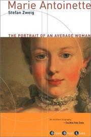 Cover of: Marie Antoinette: the portrait of an average woman