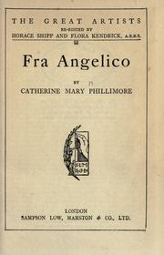 Cover of: Fra Angelico by Catherine Mary Phillimore