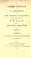 Cover of: A third letter to a member of the present parliament on the proposals for peace with the regicide directory of France.