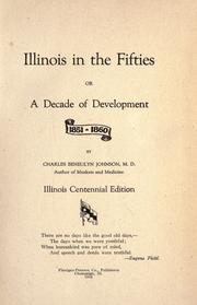 Cover of: Illinois in the fifties
