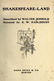 Shakespeare-land by Walter Jerrold