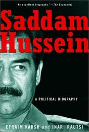 Cover of: Saddam Hussein by Efraim Karsh, Inari Rautsi