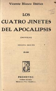 Cover of: Los cuatro jinetes del Apocalipsis by Vicente Blasco Ibáñez