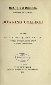 Downing College by Horace William Pettit Stevens