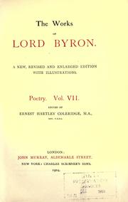 Cover of: Works. by Lord Byron
