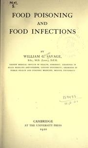Cover of: Food poisoning and food infections