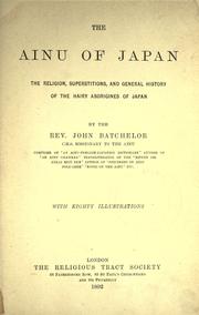 Cover of: The Ainu of Japan by Batchelor, John