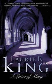 Cover of: A Letter of Mary by Laurie R. King