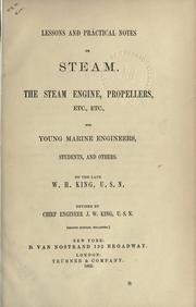 Cover of: Lessons and practical notes on steam by King, W. H.