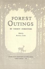 Cover of: Forest outings. by Russell Lord