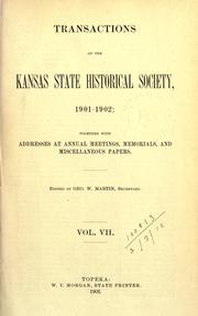 Cover of: Collections. by Kansas State Historical Society., Kansas State Historical Society.