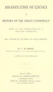 Assassination of Lincoln by T. M. Harris