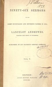 Ninety-six sermons by Lancelot Andrewes