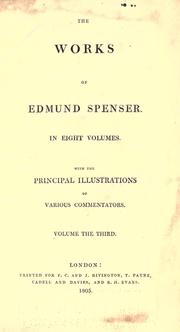 The works of Edmund Spenser by Edmund Spenser