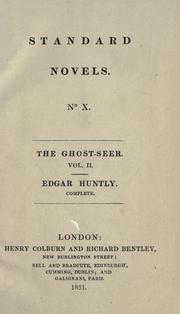 Cover of: Edgar Huntly, or, The sleep walker