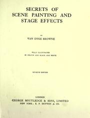 Secrsts of scene painting and stage effects