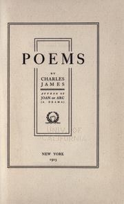 Cover of: Poems