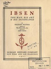 Ibsen by Haldane Macfall