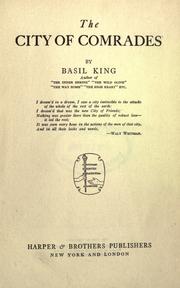 Cover of: The city of comrades by Basil King