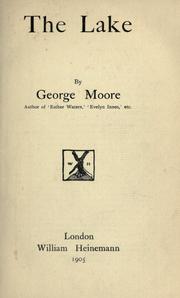 Cover of: The lake by George Moore
