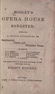 Cover of: Hooley's opera house songster by 