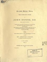 Cover of: Complete poems. by John Donne