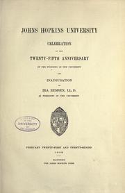 Cover of: Johns Hopkins University by Johns Hopkins University., Johns Hopkins University.