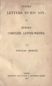 Cover of: Punch's letters to his son, and Punch's complete letter-writer.